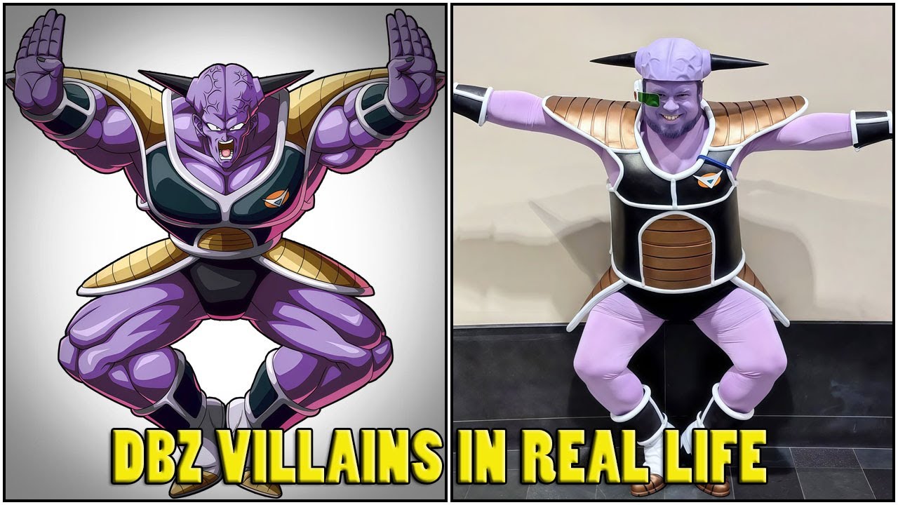 DRAGON BALL Z ICONIC VILLAINS IN REAL LIFE | FRIEZA, CELL & BUU