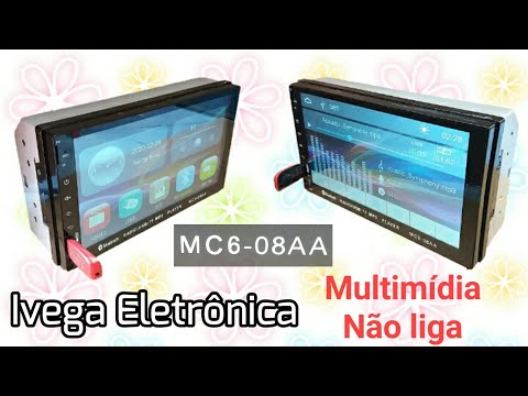 Central Multimídia MC6-08AA  não liga, muito simples