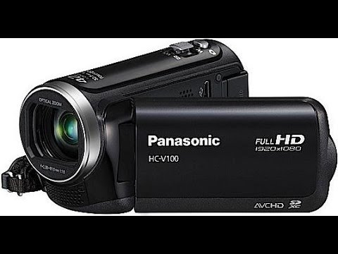 panasonic hc-v100 camera Full HD demonstration sis informatique