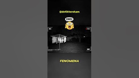 Rekaman CCTV Ini Bikin Merinding... Jemuran Bergerak Sendiri #viral #cctv