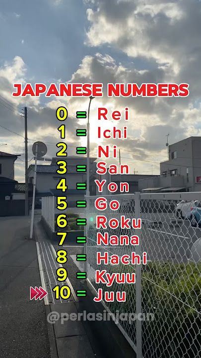 Japanese numbers from 0 to 10 #japan #learnjapanese #learnjapaneselanguage #japaneselanguage
