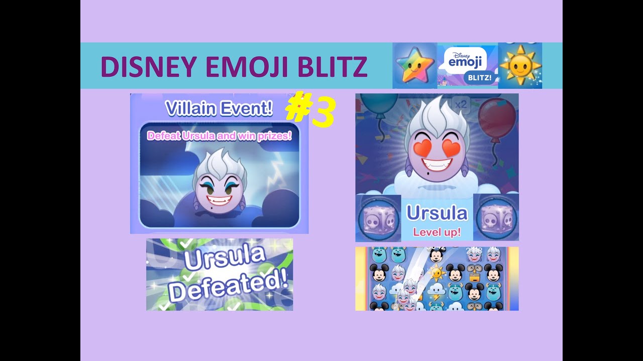up blitz emoji power to how disney Power Blitz 2 (Ursula Emoji Disney Level Event Villain