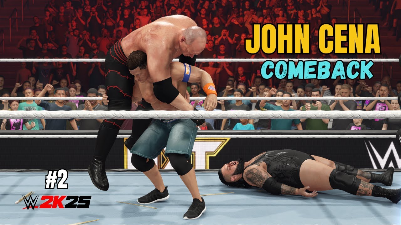 John Cena Comeback | The Legend Returns | WWE 2K25 Gameplay #2