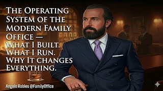 The Operating System of the Modern Family Office — What I Built. What I Run