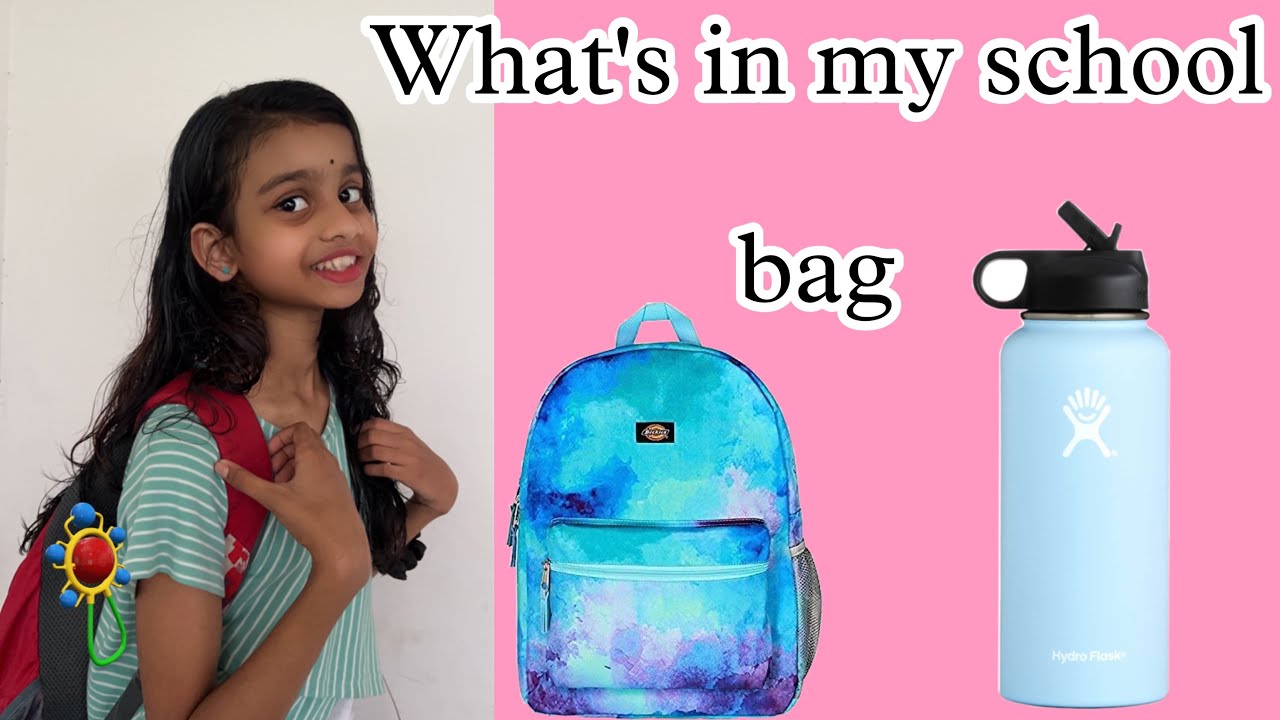 What’s in my School Bag 💼..