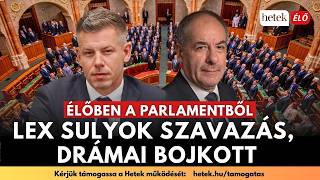 🔴Magyar Péter utolsó ultimátuma az alaptörvény módosítás előtt - Rendkívüli ülés a Parlamentben