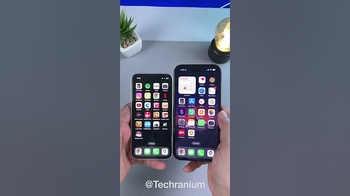 iPhone 14 pro vs iPhone 13 Mini #shorts