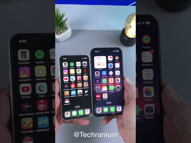 iPhone 14 pro vs iPhone 13 Mini #shorts