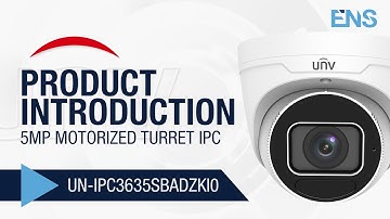 Uniview 5MP Motorized Turret IPC | UN-IPC3635SBADZKI0 - UNV