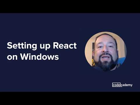Video: Kan reagera inbyggt köra på Windows?