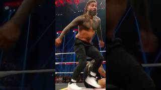 That spear is gonna leave a mark 🫣 #WWERaw