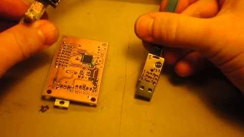 AVR ISP programming clamp