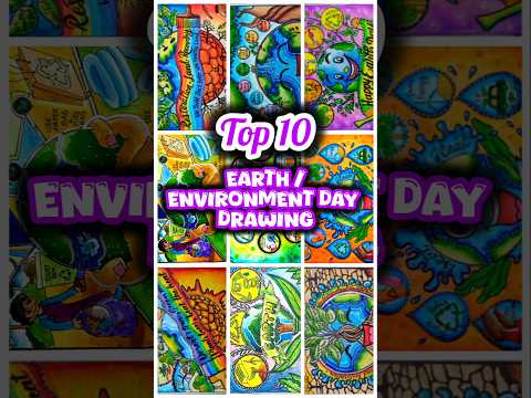 🌍Earth Day Drawing|