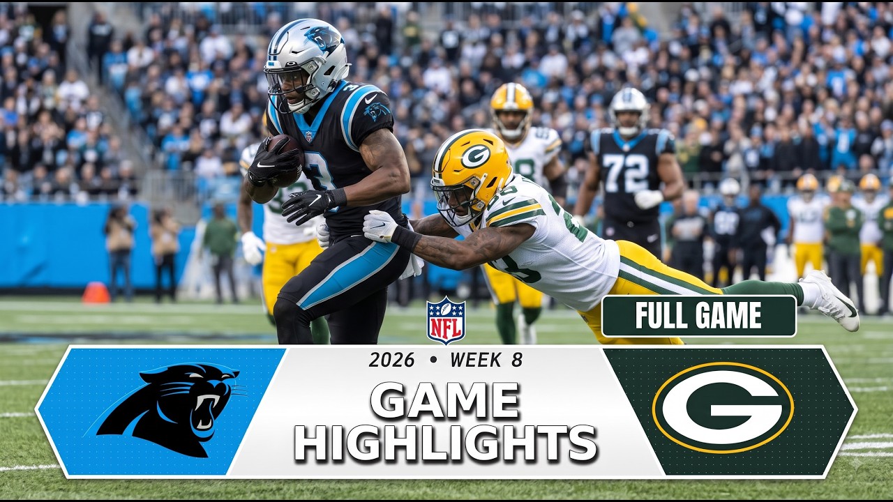 Packers vs Panthers | TNF Full Game Highlights | NFL Week 8, 2026
