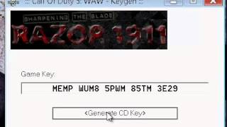 cod 5 waw keygen