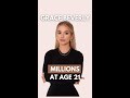 WHAT IT IS LIKE TO MAKE MILLIONS AT AGE 21 | Grace Beverley #shorts