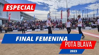 Petanca: Final Femenina Resumen Pota Blava 2023 Santa Susana equipo Peyrot, Darodes y NELLY PEYRE