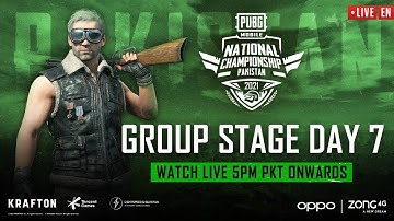 [EN] PMNC 2021 - Pakistan | Group Stage - Day 7 | PUBG MOBILE National Championship