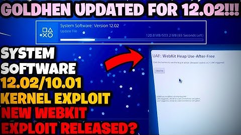 *UPDATE* Lapse Kernel Exploit Stable, GoldHen Released For 12.02, New Webkit Exploit On PS4/PS5?!