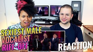 Usher, James Corden, Luke Evans - Sexiest Male Vocalist Riff-Off | REACTION