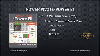 Ch 4 (1/2): 'Load Data' - Power Pivot and Power BI Tutorial