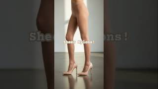 Sheer Nylon Hose Stockings Tights Hosiery Legs Girl Model High Heels