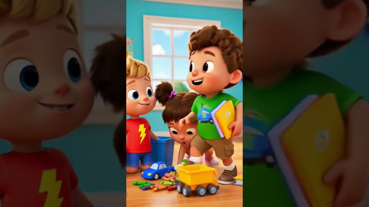 Clean Up Clean Up Everybody Song | Kids Learning Song