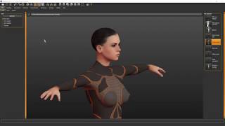 Makehuman To Second Life Converter - Applying A Module