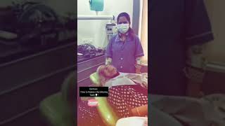 Denture for 86 years old patient ...justment for her Comfort!!!#dentures  #ajwanidentalcenter