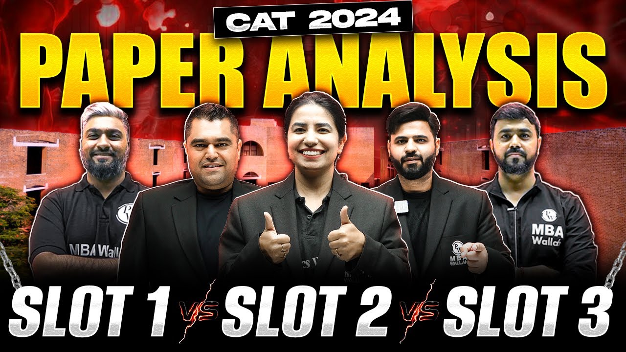 CAT 2024 Complete Exam Analysis - YouTube