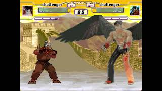 worst Mugen characters fight: Jin Vs the worst akuma (Remastered)