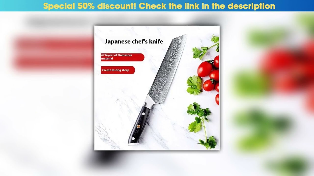 Exclusive Japanese Damascus kitchen chef Knife Set 67 Layer Damascus VG10 Core Sharp Meat Vegetable