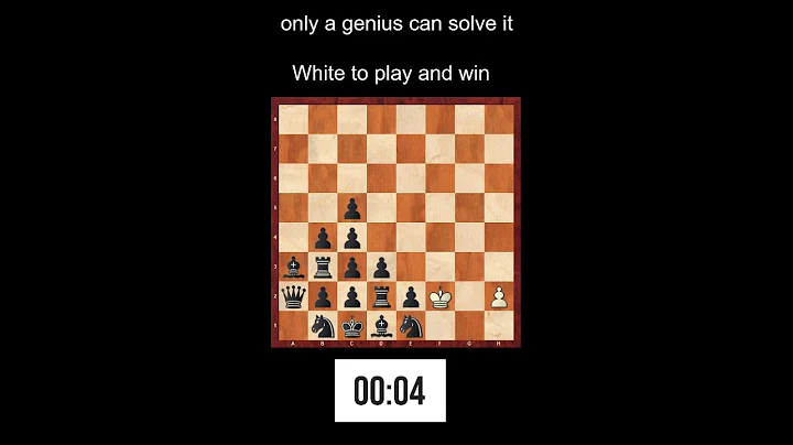 Chess Tactics Challenge: Solve This Tricky Chess Puzzles #shorts