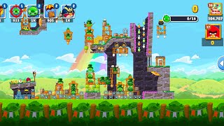 Level (1⭐⭐ -2) – Angry Birds Friends No Power-Up Challenge (T-1708) | 3 Stars Gameplay – Mar 18 screenshot 5