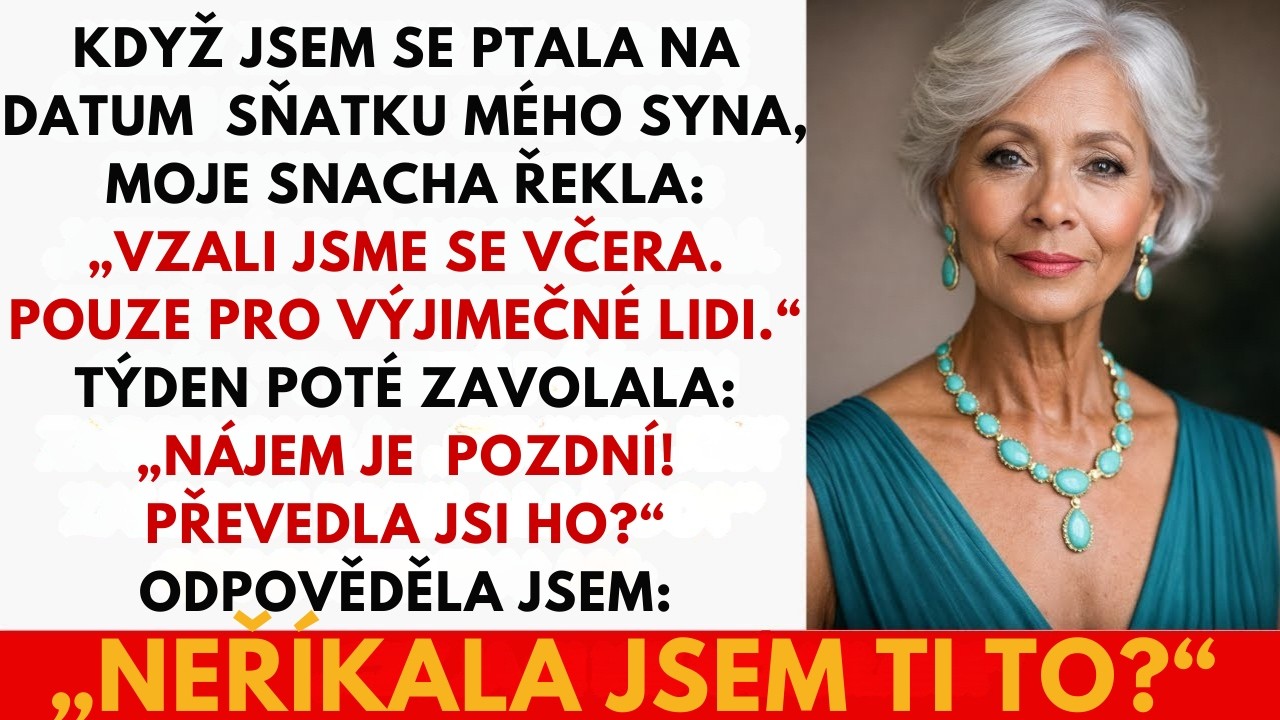 Seděli jsme u stolu, když se na sebe Tomáš a Magda podívali. Věděla jsem, co přijde. „Mami, jde o nájem a o pleny.“ Stačilo. Po dvaceti letech tichého dávání jsem vytáhla červenou propisku a...