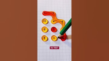 Nối hết các giọt nước từ 1 đến 10 #shorts #drawing #iqtest #game #funny #quiz #solution