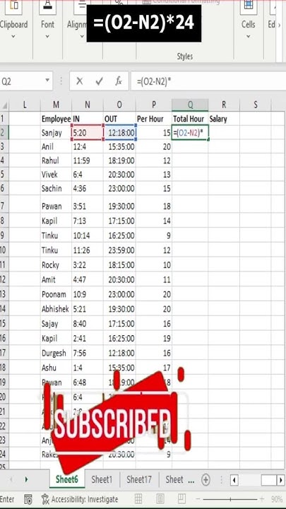 Advance Excel Trick How To Calculate Per Day Salary In Excel learn advance-excel-trick-how-to-calculate-per-day-salary-in-excel-learn