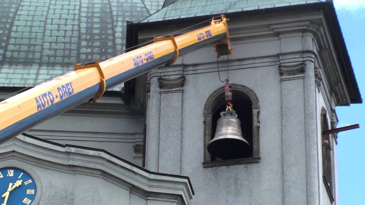 Vyzdvižení zvonů Sv Hostýn 10 7 2012 HD