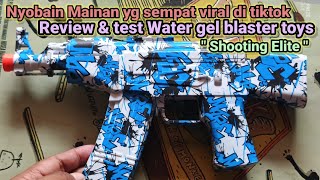 Nyobain mainan yg sempet viral di tiktok. Review Water gel blaster toys 