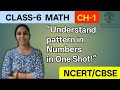 📘 Class 6 Maths Chapter 1 – Patterns in mathematics | Chapter Overview #ncert #class6 #study
