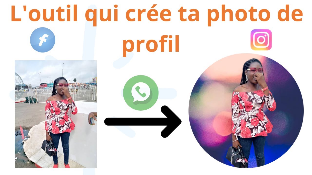 Comment créer une photo de profil facilement et gratuitement - YouTube