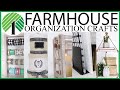Spring dollar tree farmhouse organization diy crafts
