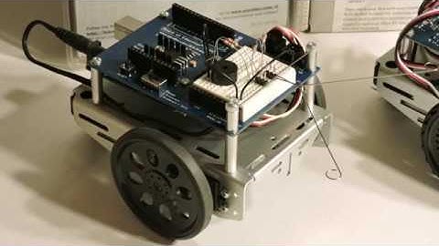 Parallax Boe-Bot Arduino Shield Robot Whiskers Roaming