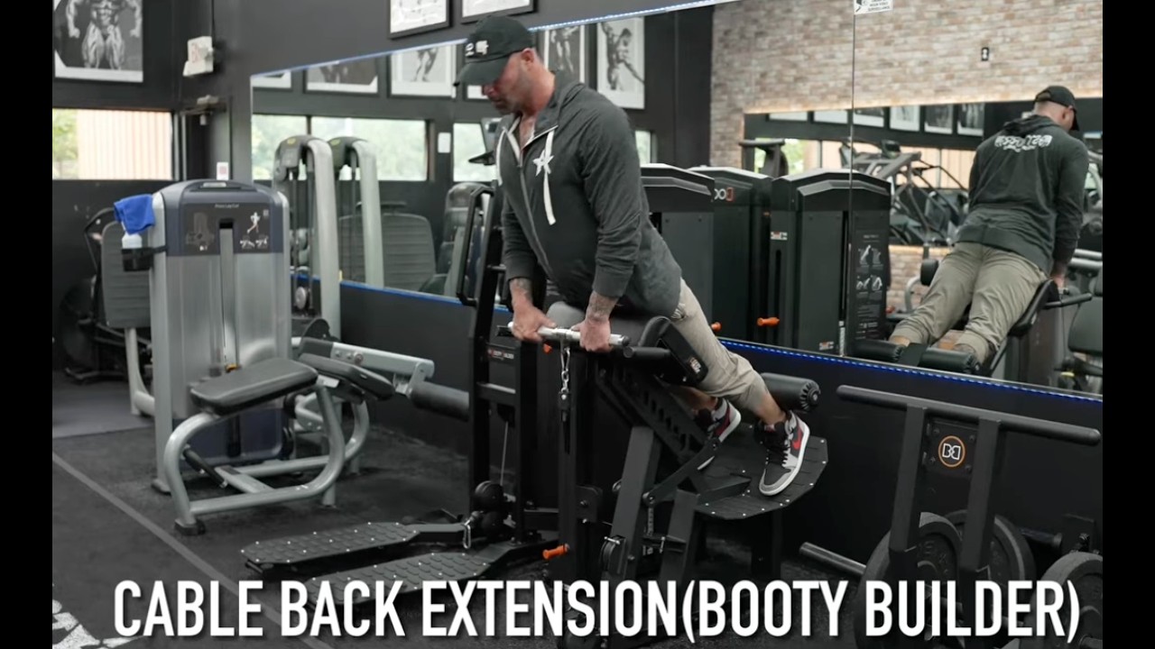 How do cable back extension machine - YouTube