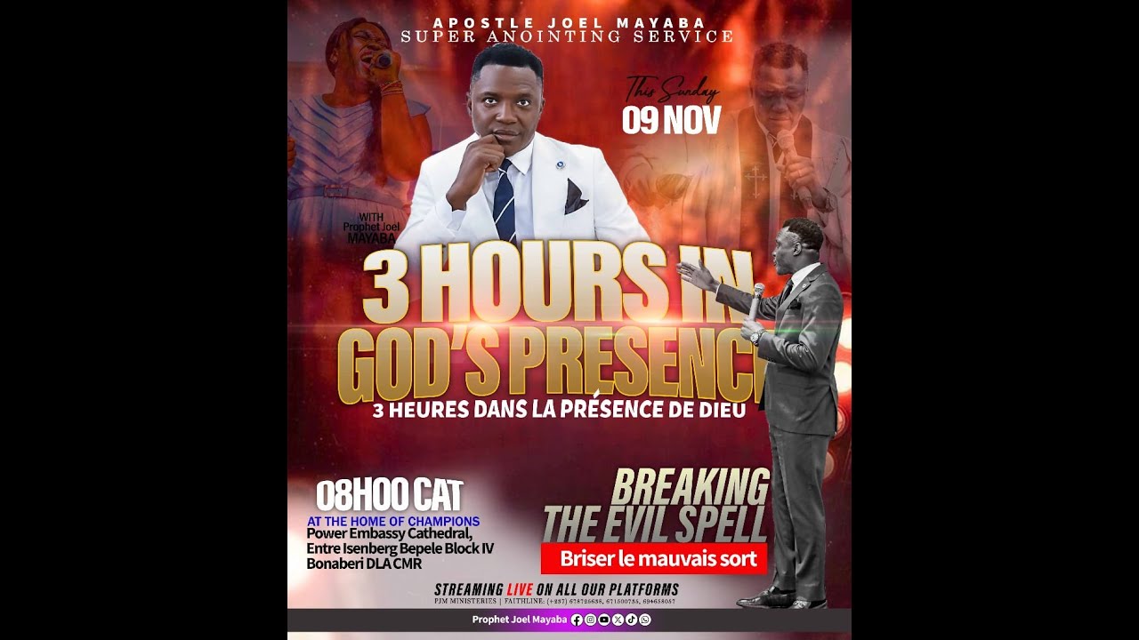 SUPER ANOINTING SERVICE II 9TH NOV. 2025 II PROPHET JOEL MAYABA. - YouTube