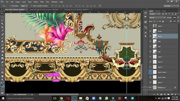 Class :28 | How to Create Ladies Suit Design in Photoshop For Textile in Urdu Part 4 SaQib Designer