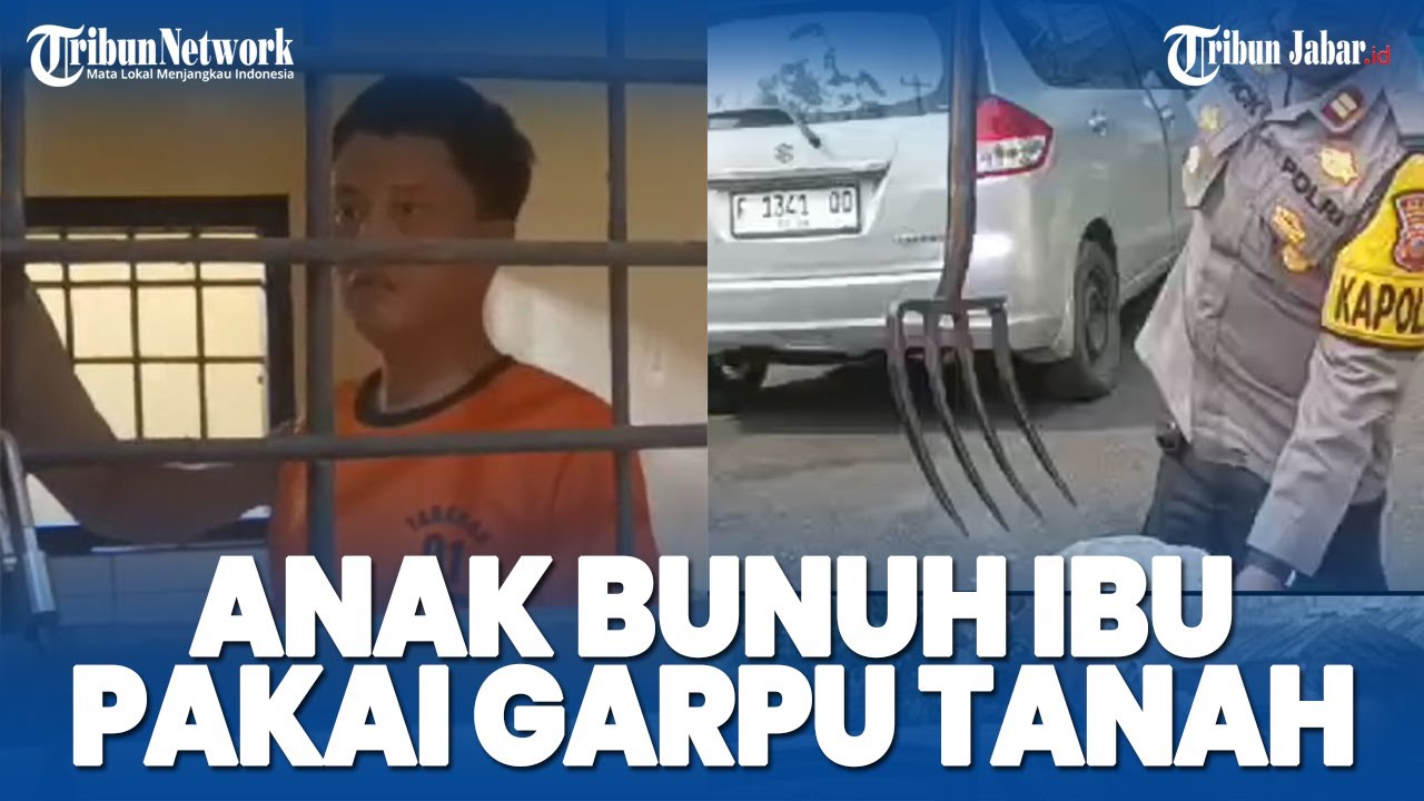 SAKSI UNGKAP GELAGAT ANEH ANAK PEMBUNUH IBU Kandung di Sukabumi Pakai Garpu Tanah
