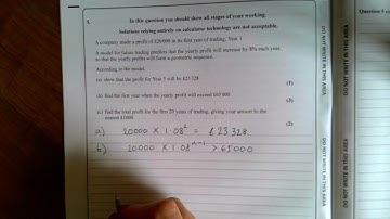 Question 5 A Level Maths Edexcel 2021 Paper 1