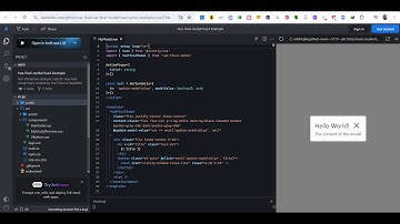 Vue.js 3 vue-final-modal Example to Show Overlay Alert Dialogs in Browser Using TypeScript