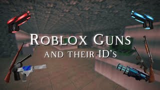 Roblox Gun Gears   ID's